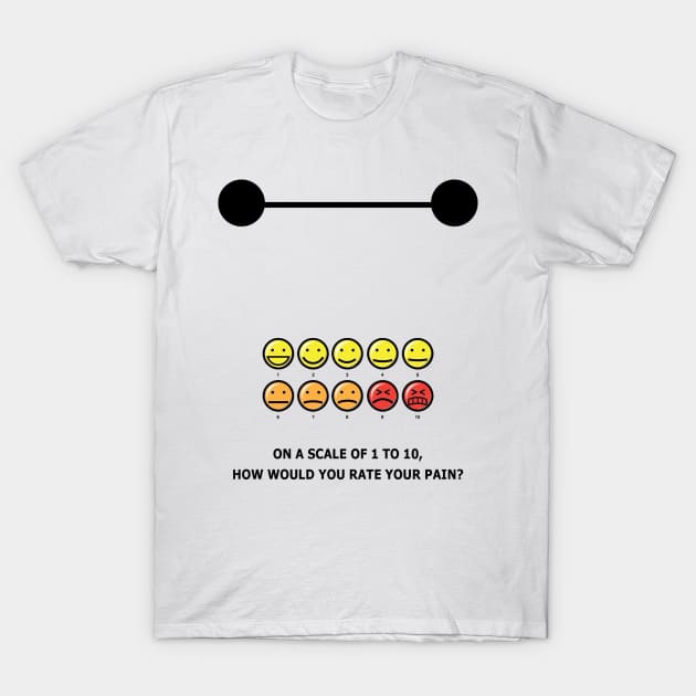 Big Hero 6 - how would you rate your pain T-Shirt by FrascaDesigns